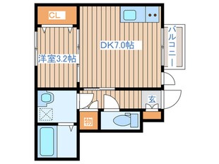 リヴィエールⅡの物件間取画像